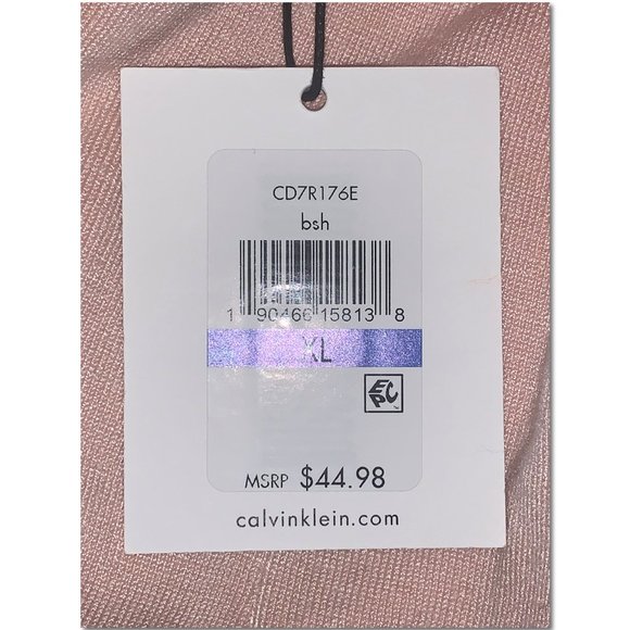 Calvin Klein Bell Sleeve Open Cardigan Sweater Light Pink Size XL NWT - Picture 6 of 7